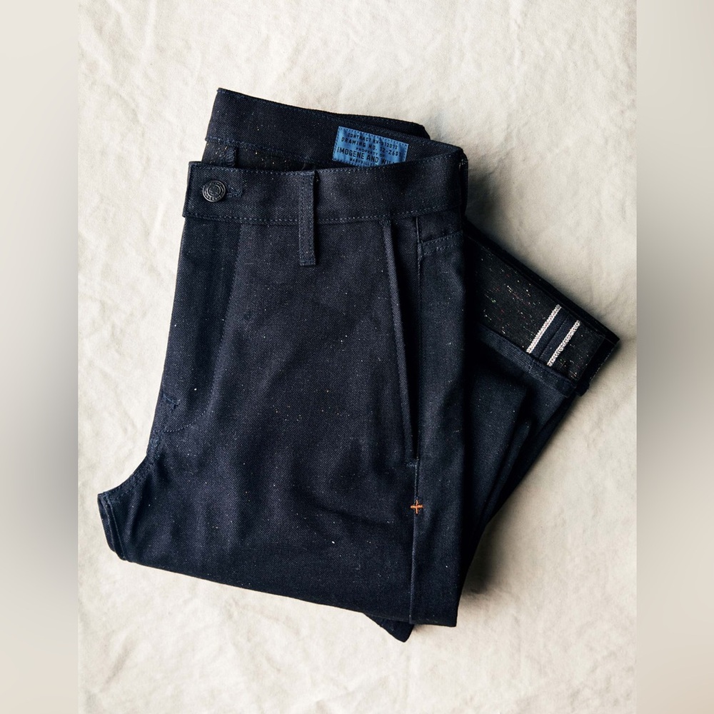 imogene + willie oscar black indigo nep jean trousers